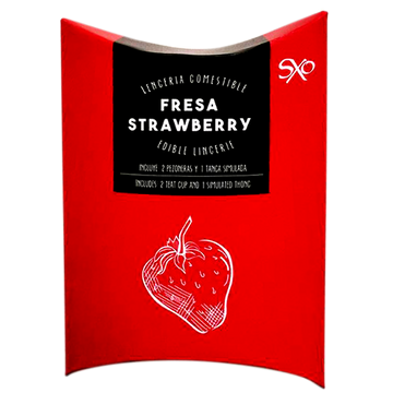 Lencería Comestible Sabor Fresa
