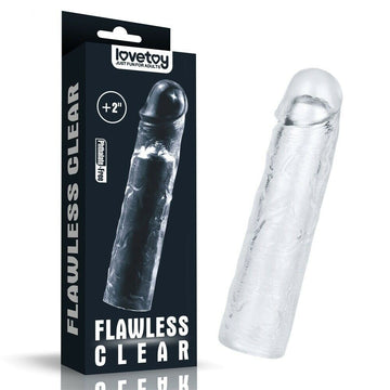 Funda Extensora Transparente Para Pene +2”