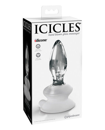 Icicles No. 91 Plug De Vidrio Transparente