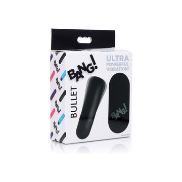 Bala Vibradora Bang! 3" Tamaño De Bolsillo Black