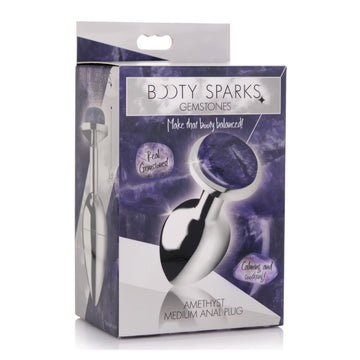 Gemstones Amethyst Gem Medium Anal Plug