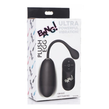 Bg 28X Plush Egg&Remote Control Black