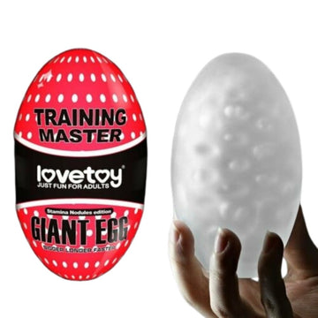 Giant Egg Masturbador Masculino Rojo
