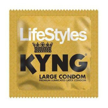 Lifestyles Kyng Large Latex Condon
