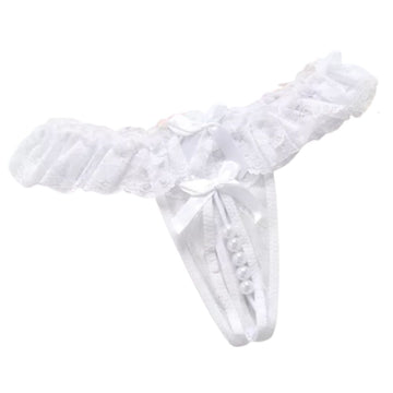 Panty Abierta Color Blanco Ch, Med, Gde