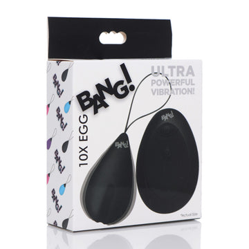 Bang! 10X Vibrating Silicone Egg With Remote