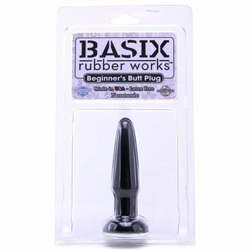 Plug Anal Para Principiantes Basix Beginners Butt Negro