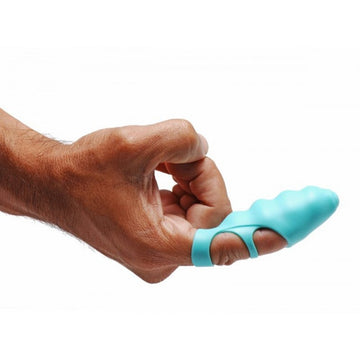 Dedal Con Vibración Fr Finger Bang Her Vibe Teal