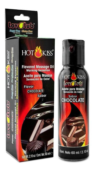 Aceite Para Masaje Hot Kiss Sabor Chocolate