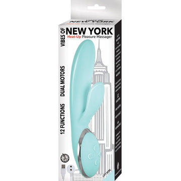Vibrador De Doble Estimulación New York Heat-Up Pleasure Massager