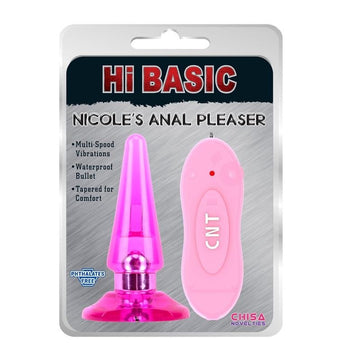 Dilatador Con Vibración Nicoler Anal Pleaser