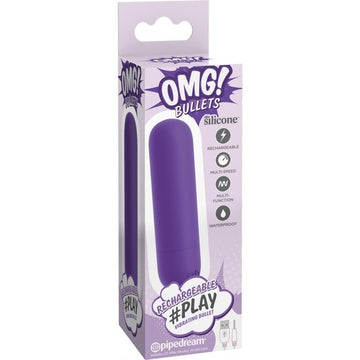 Bala Vibradora Recargable Omg! Play Morada