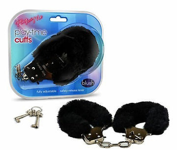 Esposas De Peluche Negro Play-Time Cuffs Black