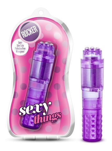 Mini Masajeador De Clítoris Things Rocker Purple