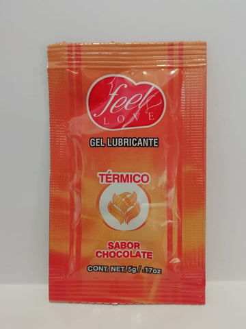 Sobre Lubricante Térmico Sabor Chocolate
