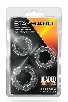 Anillos Retardantes Stay Hard Beaded Cockrings