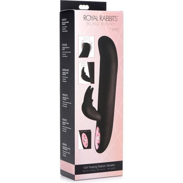 Vibrador Flexible Estilo Rabbit Royal Rabbits Bling Bunny