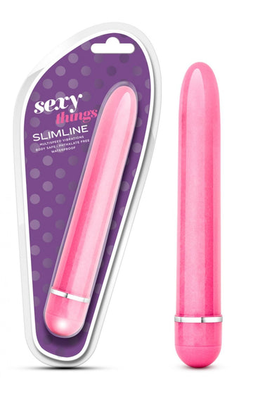 Lovey Things Slimline Vibe-Pink 7″