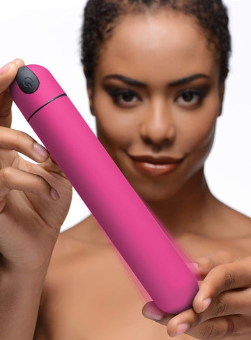 Bala Vibradora Tamaño Xl Bullets Ultra Powerful Rosa