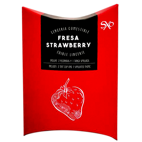 Lencería Comestible Sabor Fresa