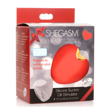 Succionador De Clitoris 10X Shegasm Hearts Desire
