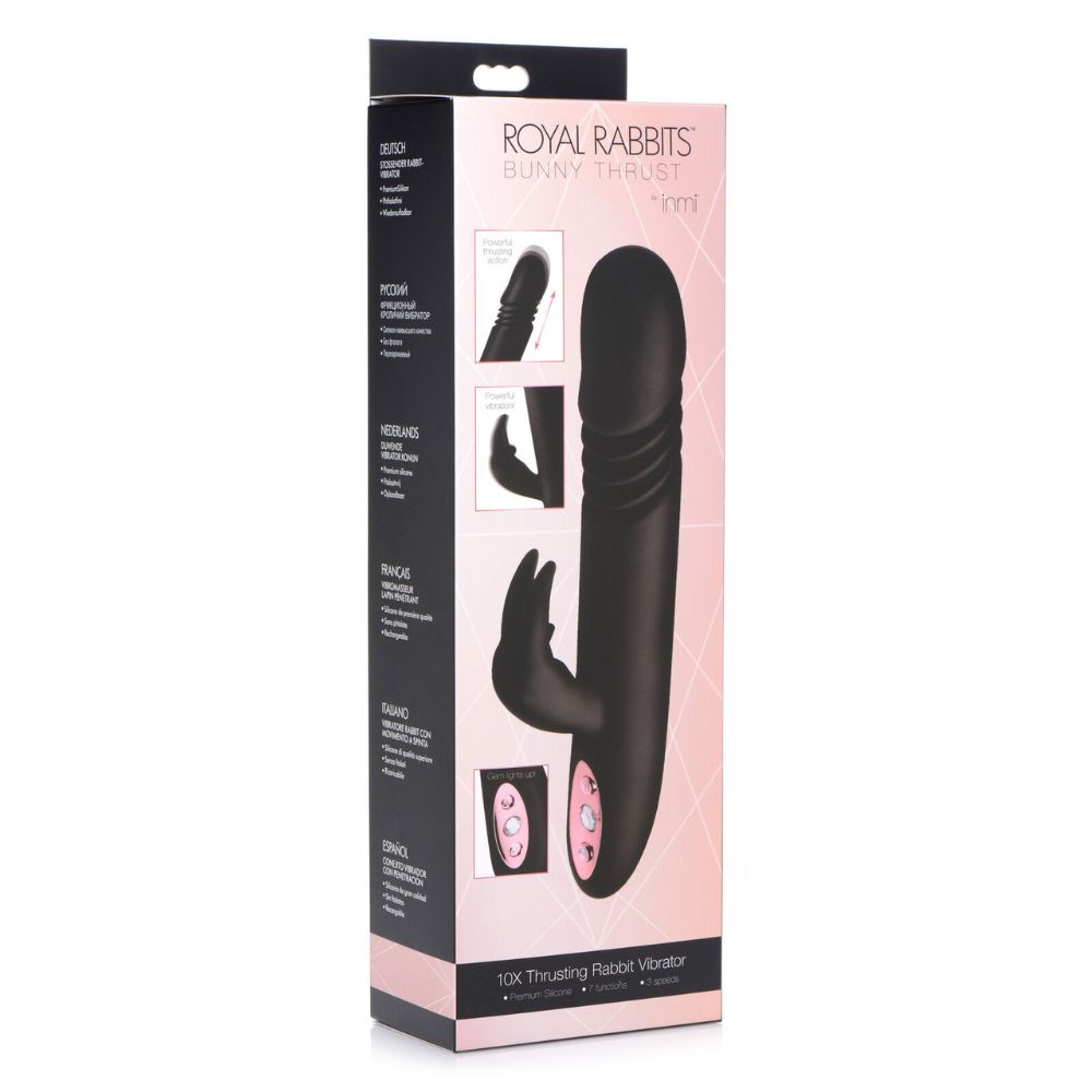 Vibrador De Conejo Con Doble Estimulación 10X Thrusting Rabbit