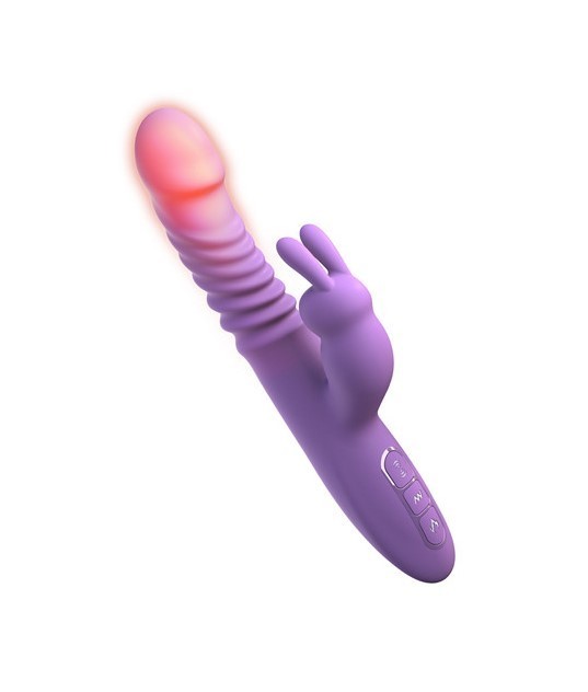 Her Thrusting Silicone Rabbit