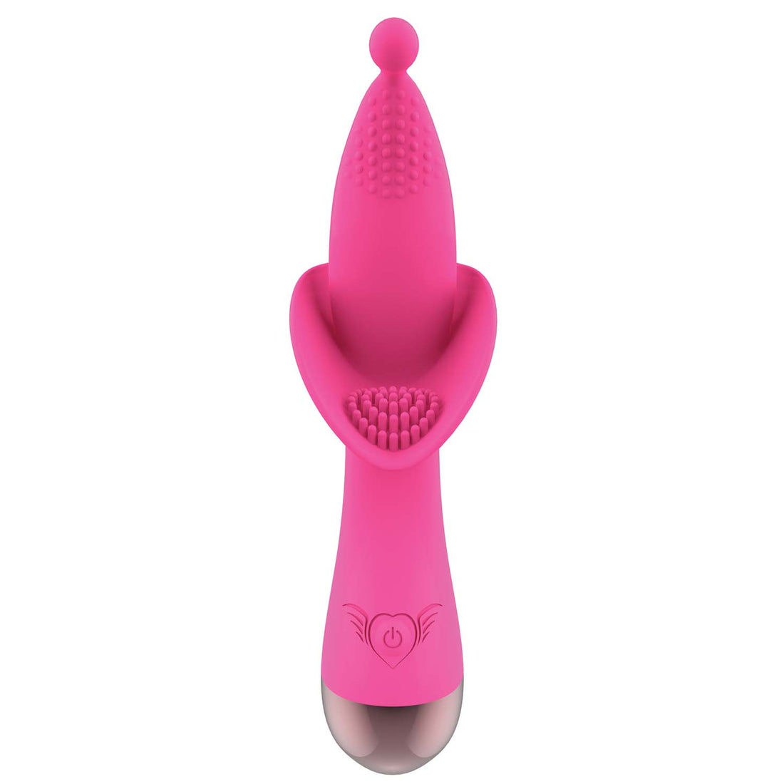 Passion Flower Bud Heat Up Massager #6 Pink