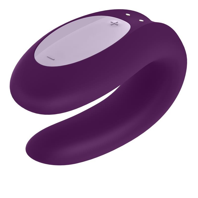 Vibrador Doble Discreto Con Aplicación Satisfyer Double Joy
