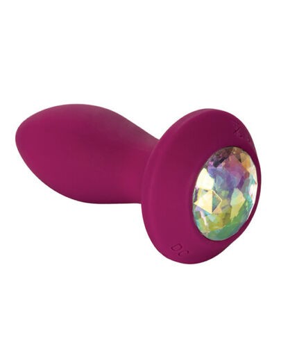 Dilatador Anal Chico Con Vibración Power Gem Crystal Probe Petite