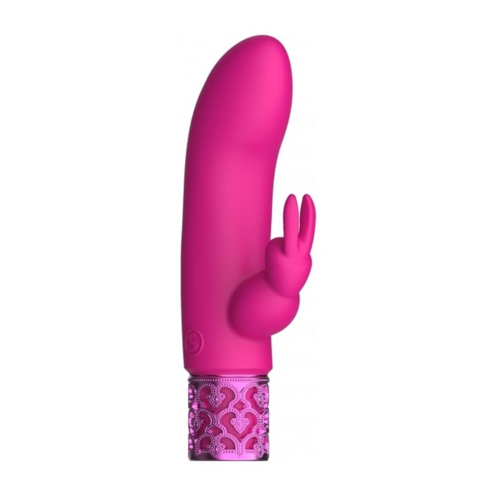 Mini Vibrador Con Estimulador De Clitoris Dazzling Recargable