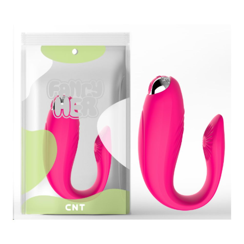 Herradura Vibradora Para Parejas U Vibe- Rosa