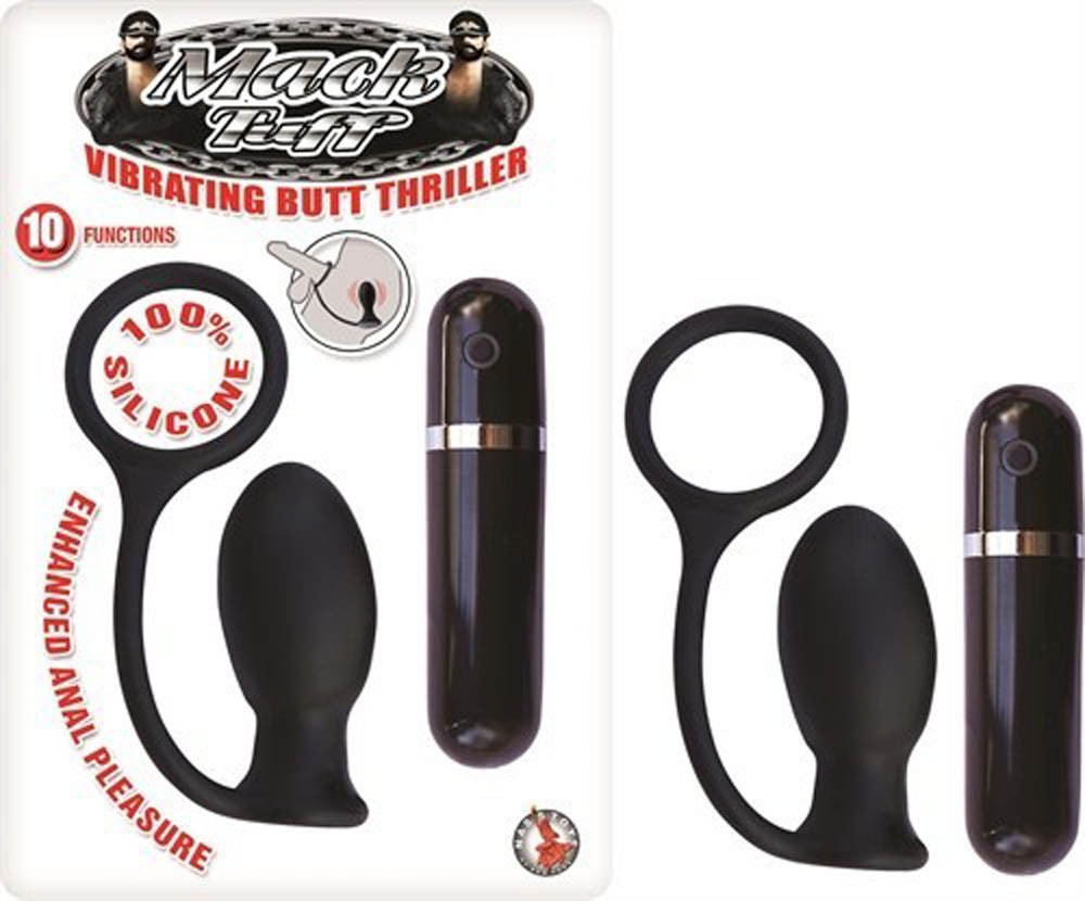Plug Anal Mack Tuff Thirller Vibrante A Control Remoto