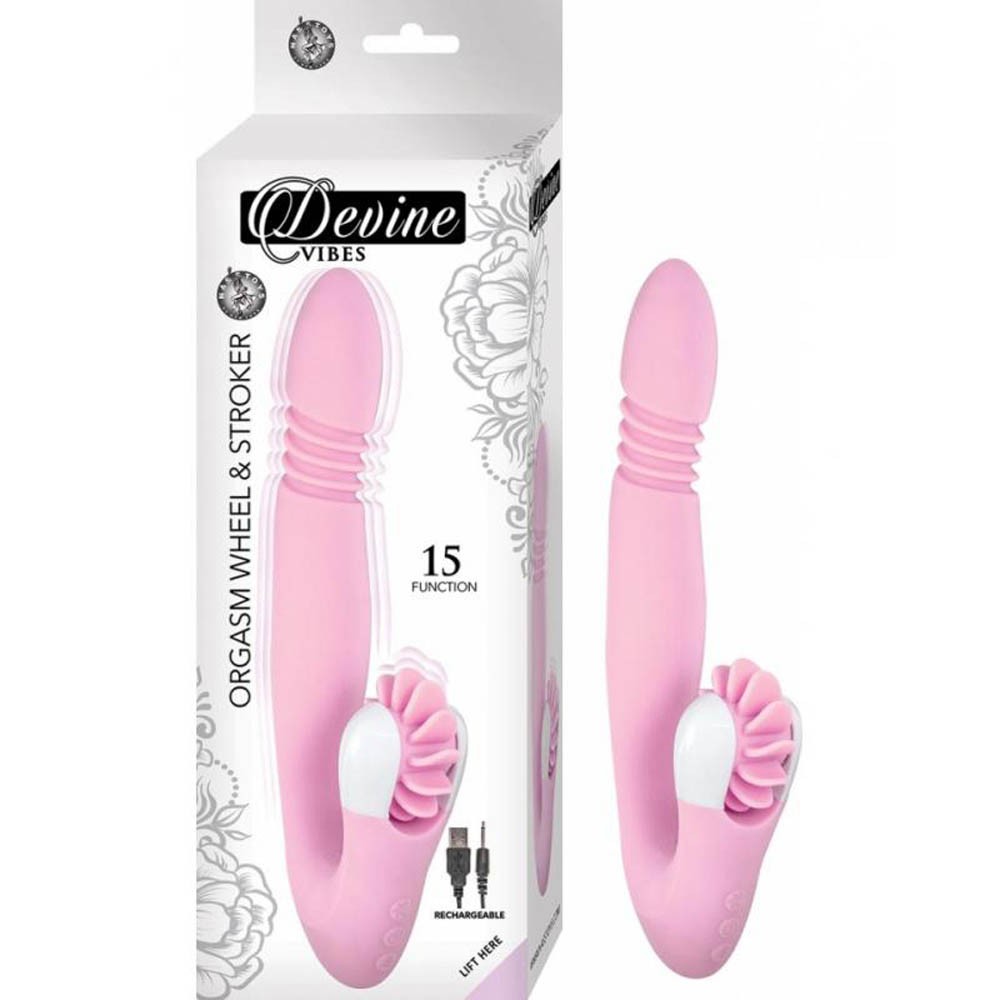 Vibrador Devine Vibes Con Rotor Estimulador Pink