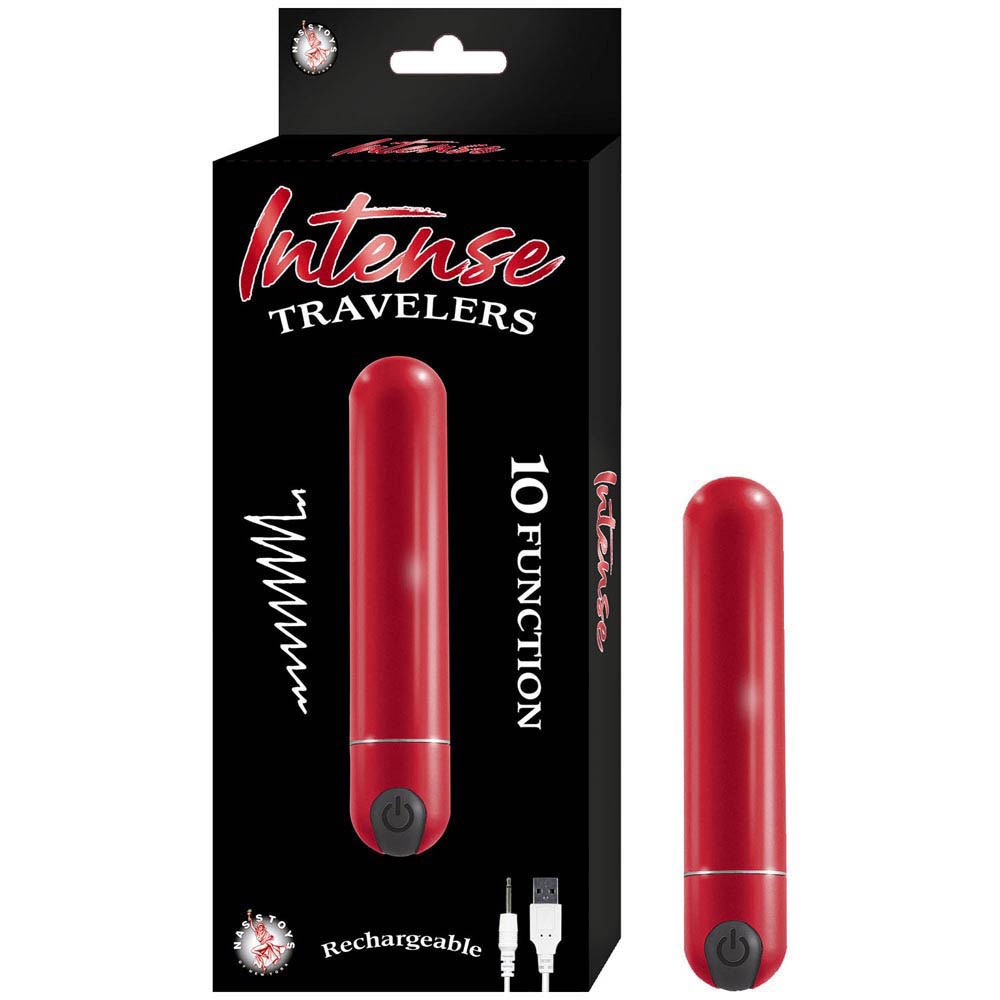 Bala Vibradora Intense Travelers Red Recargable