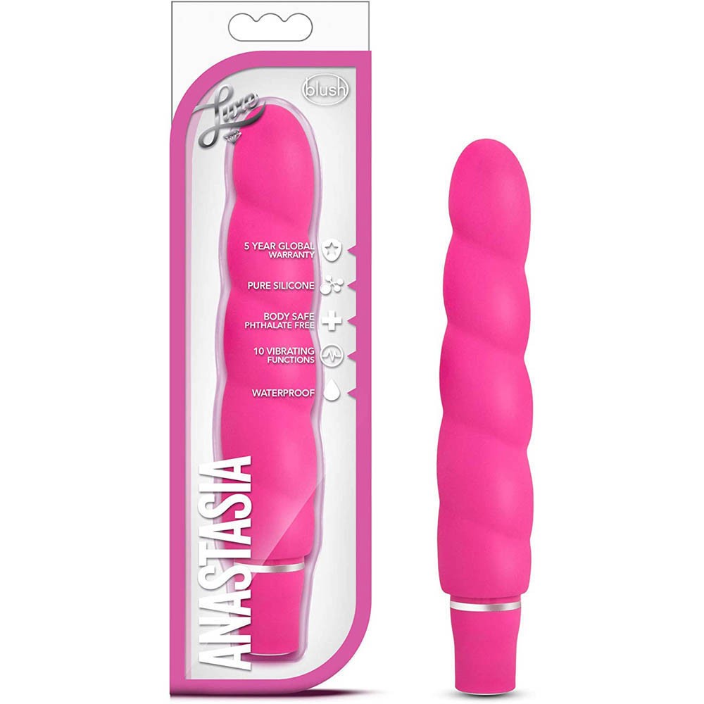 Dildo Vibrador Twist Pink Extra Suave