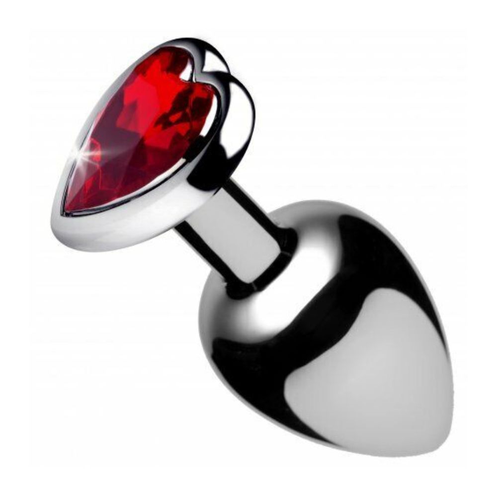 Plug Anal Con Joya En Forma De Corazón Chico