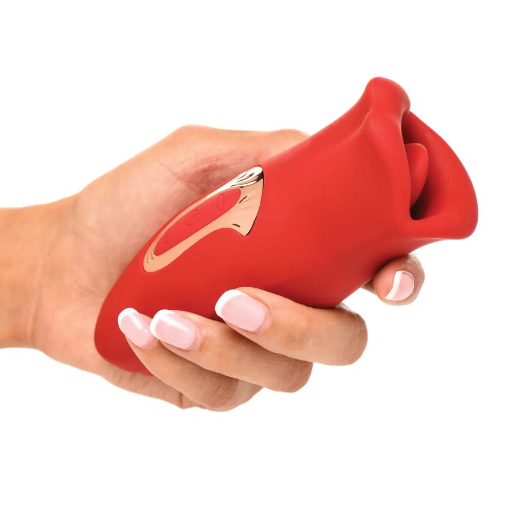 Estimulador Con Vibración Para Clitoris Lickgasm Kiss & Tell Mini Kissing