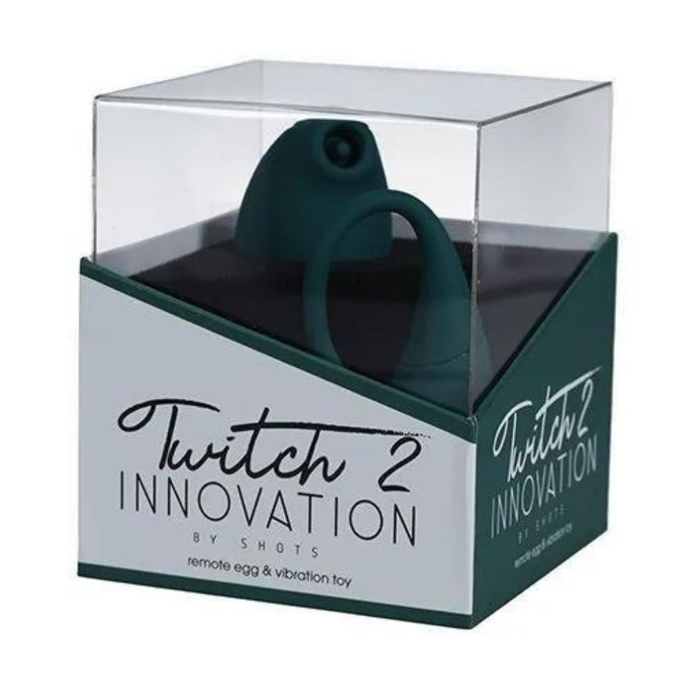 Succionador Y Vibrador Twitch 2-Recargable Verde