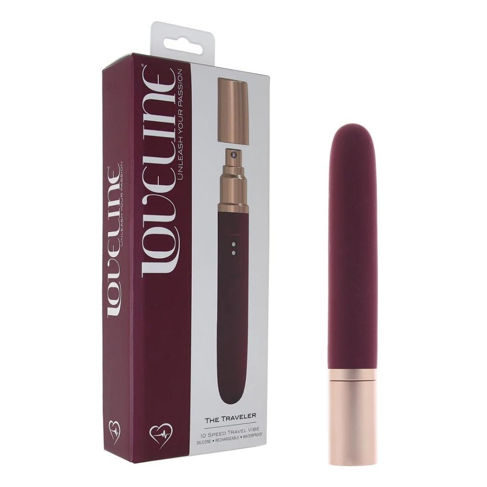 Vibrador 2 En 1 De Viaje The Traveler Recargable