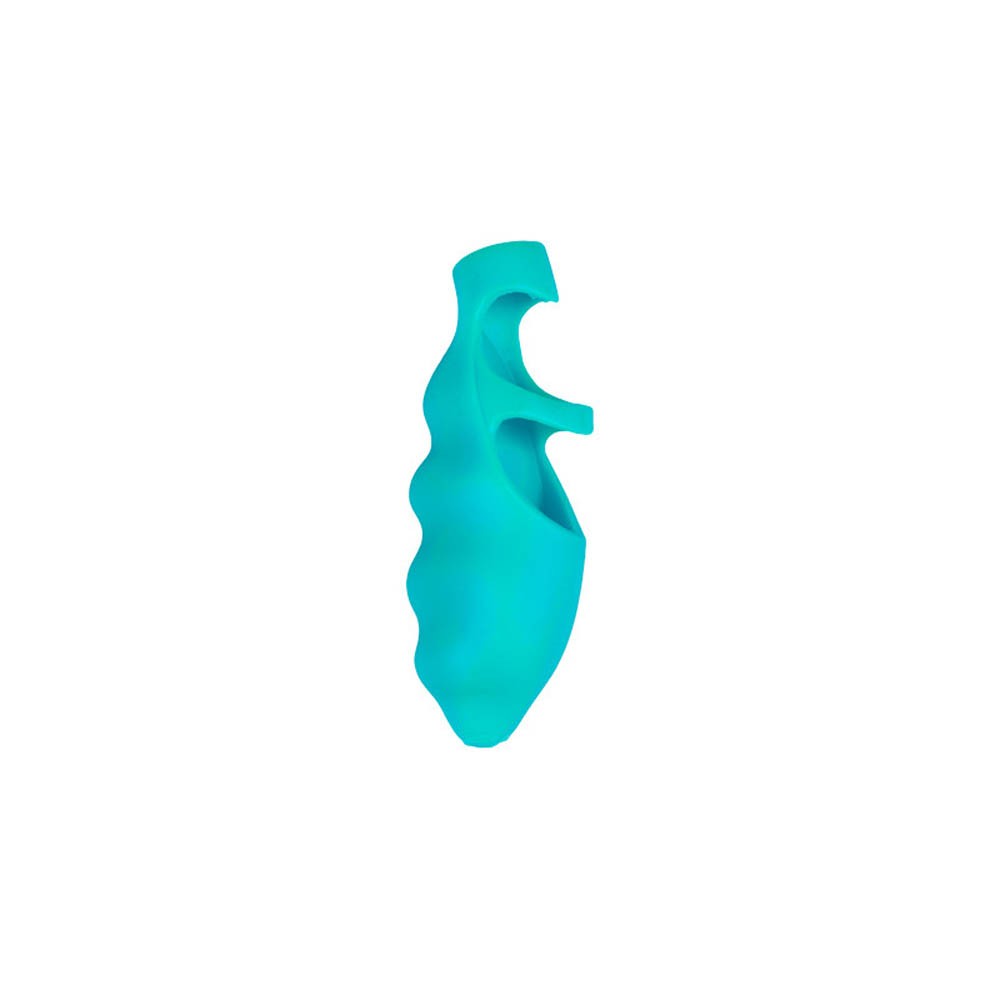 Dedal Con Vibración Fr Finger Bang Her Vibe Teal
