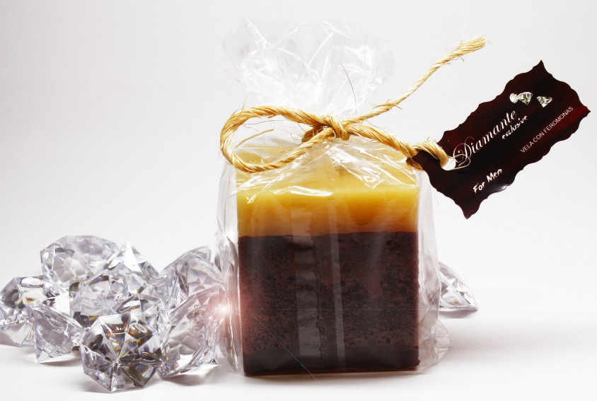 Vela Aromática Con Feromonas Para Hombre