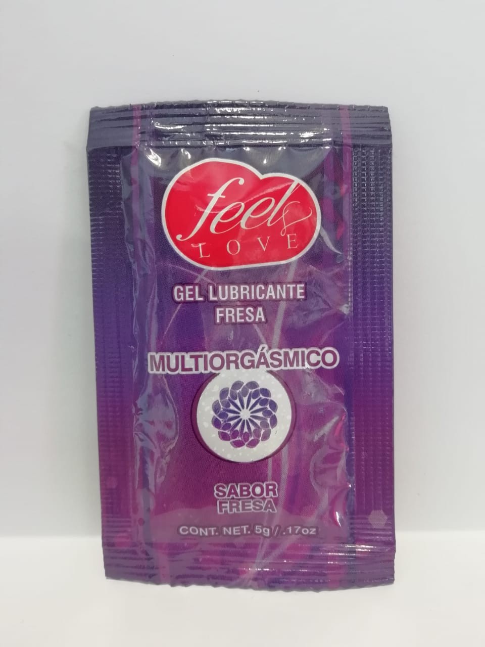 Sobre De Gel Multiorgásmico Sabor Fresa