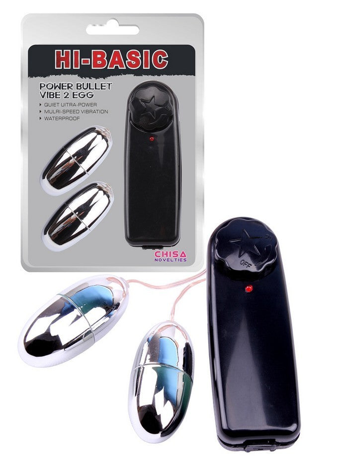 Bala Vibradora Doble Power Bullet Vibe 2 Egg