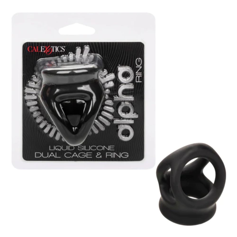 Alpha Liquid Silicone Dual Cage Ring