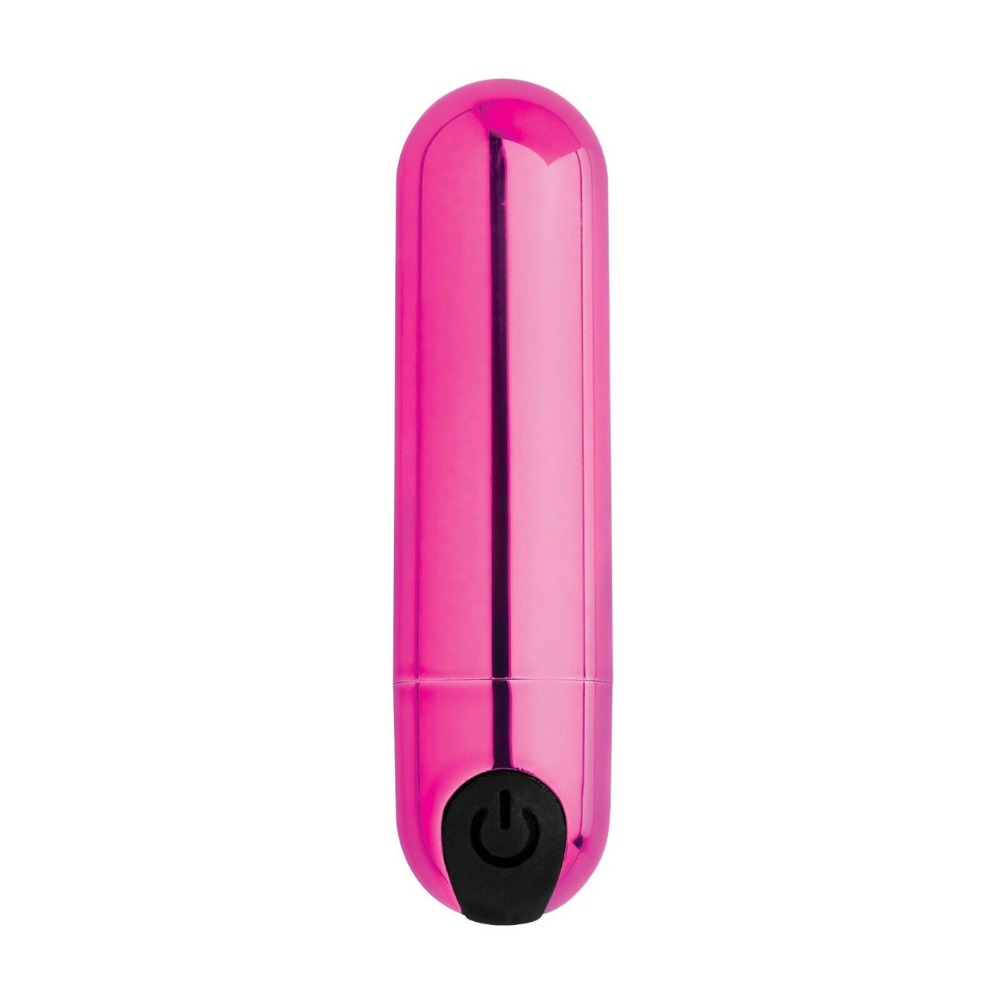 Bg 10X Vibrating Metallic Bullet Pink