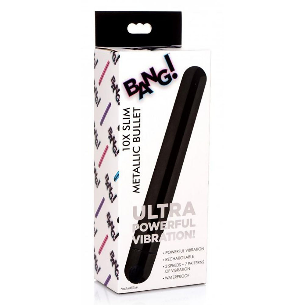 Bg 10X Slim Metallic Bullet Black