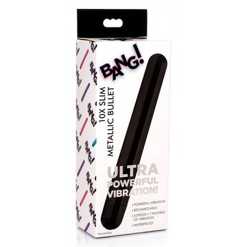 Bg 10X Slim Metallic Bullet Black