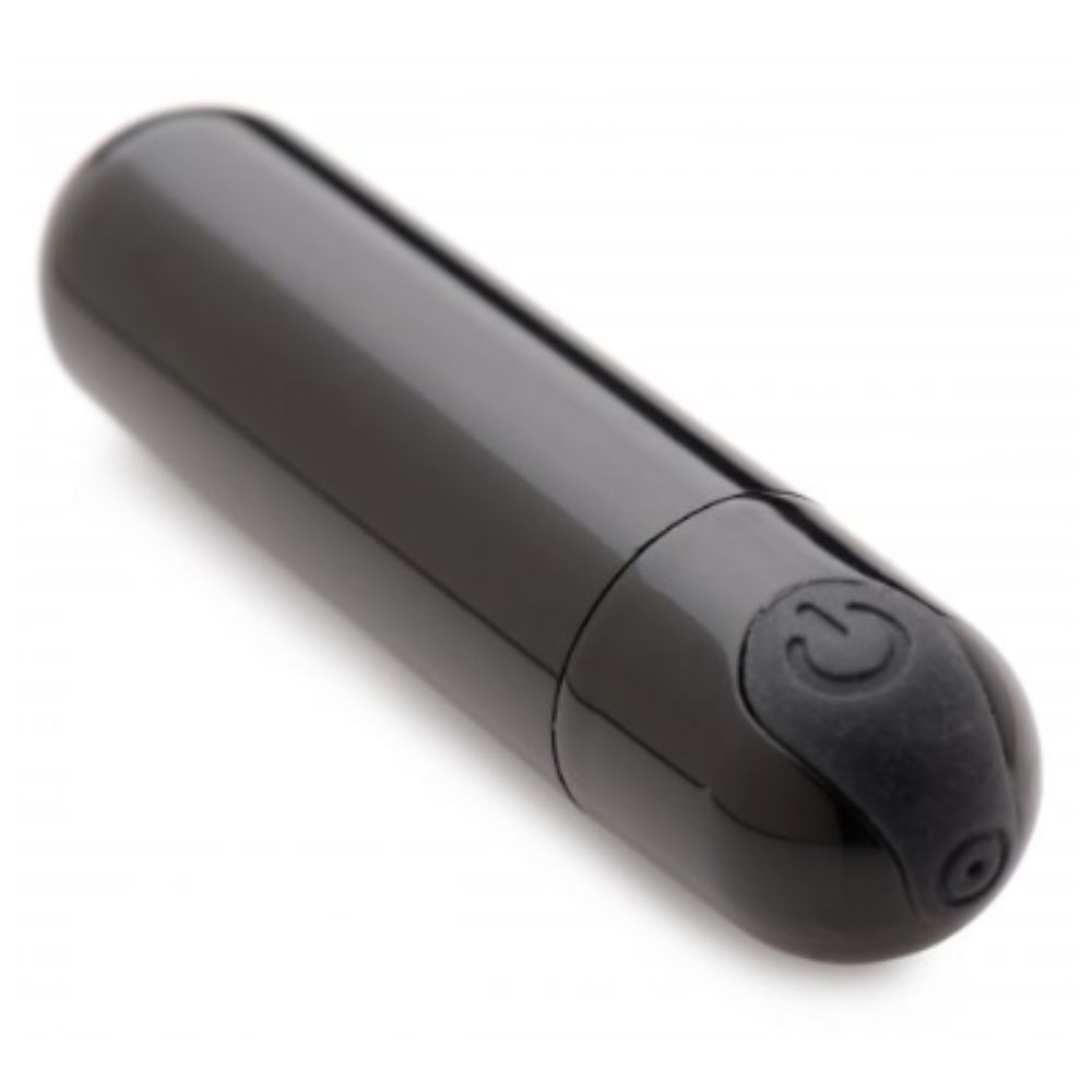 Bg 10X Vibrating Metalic Bullet Black