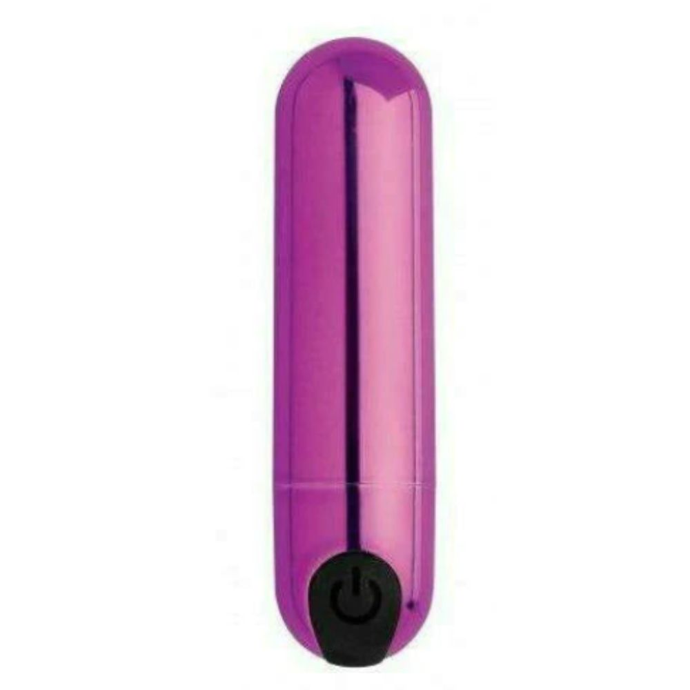Bg 10X Vibrating Metalic Bullet Purple